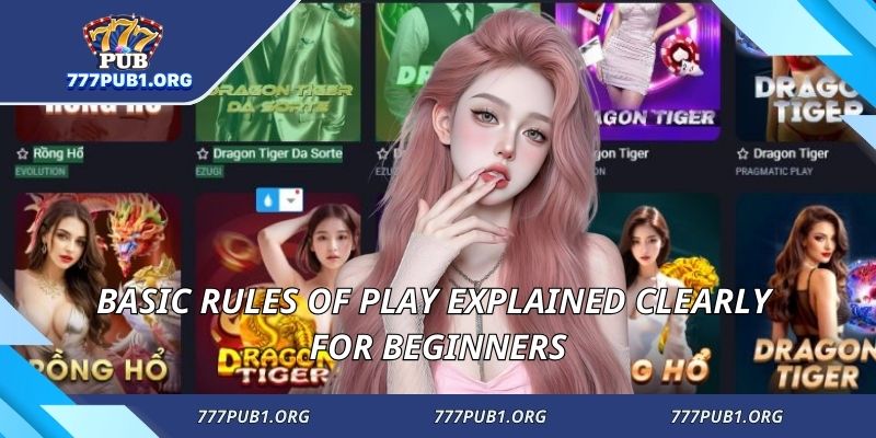Basic rules of play explained clearly for beginners