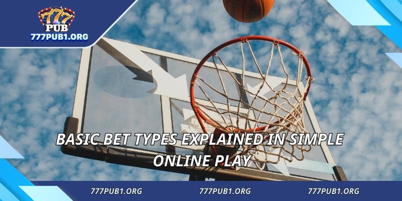 Basic bet types explained in simple online play