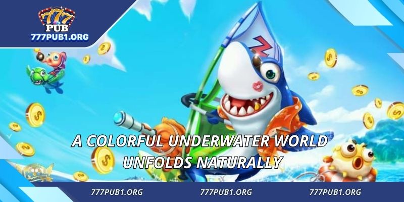 A colorful underwater world unfolds naturally