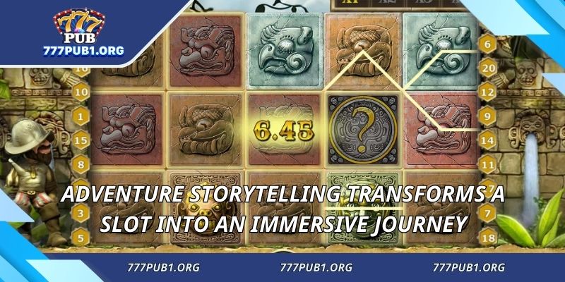 Adventure storytelling transforms a slot into an immersive journey