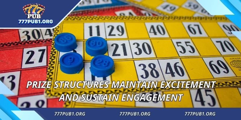 Prize structures maintain excitement and sustain engagement