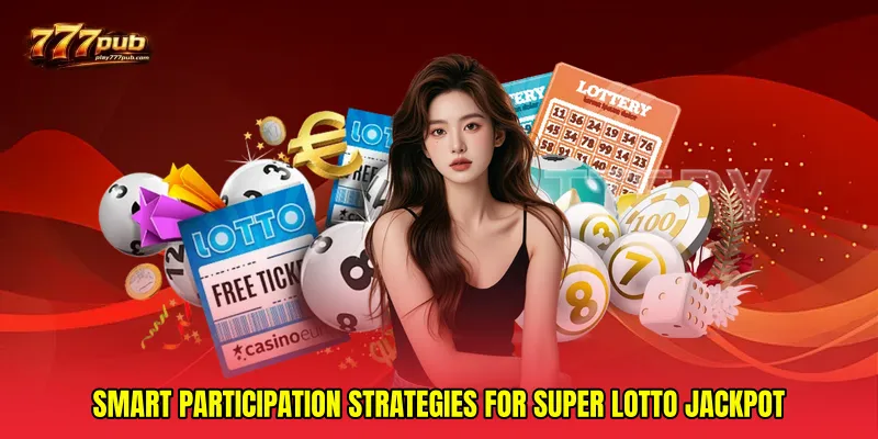Smart participation strategies for Super lotto jackpot